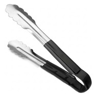 Pegador 24cm Multiuso Inox Cabo Preto Zahav